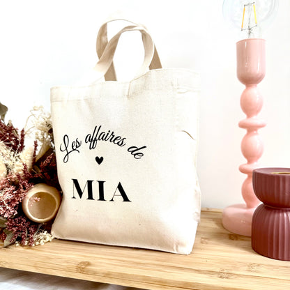 Sac enfant personnalisé "Les petites affaires"