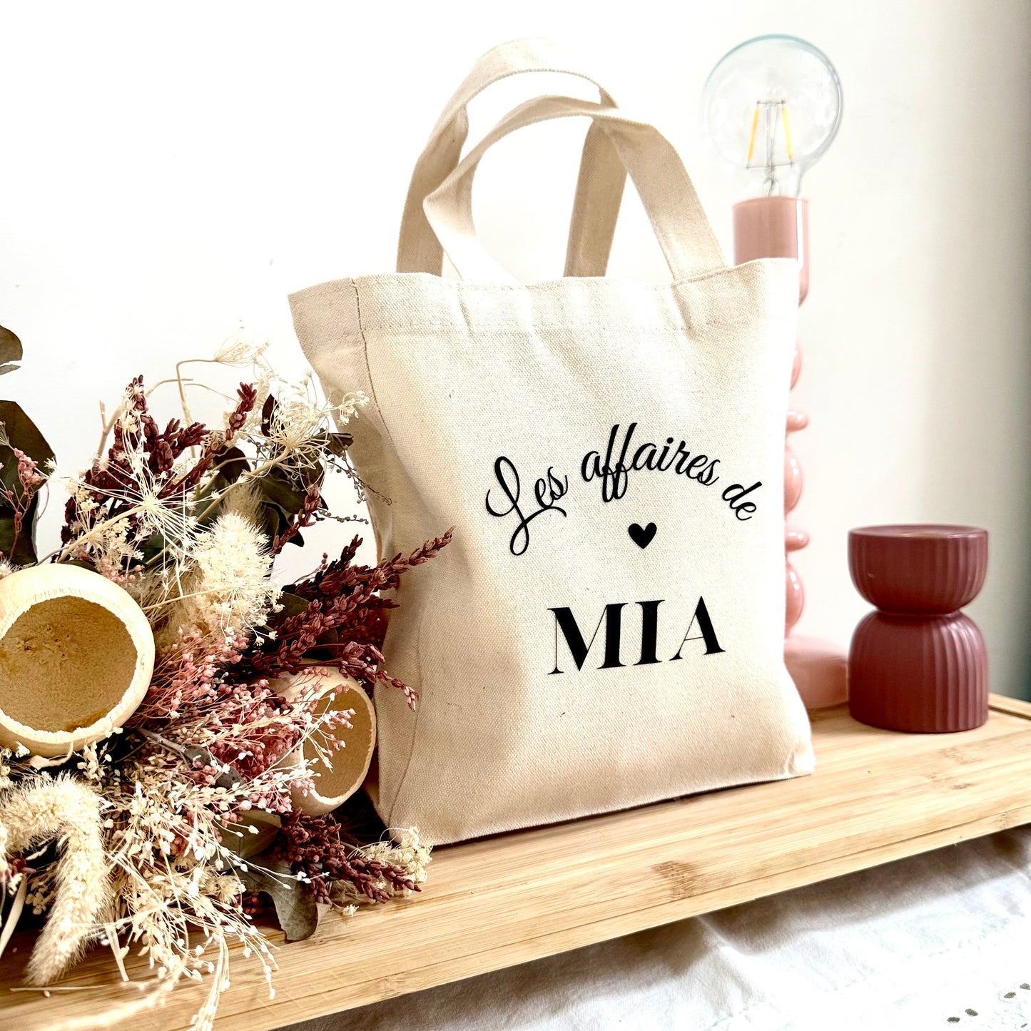 Sac enfant personnalisé "Les petites affaires"